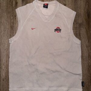 Vintage Nike Ohio state buckeyes sweater vest sz Large.